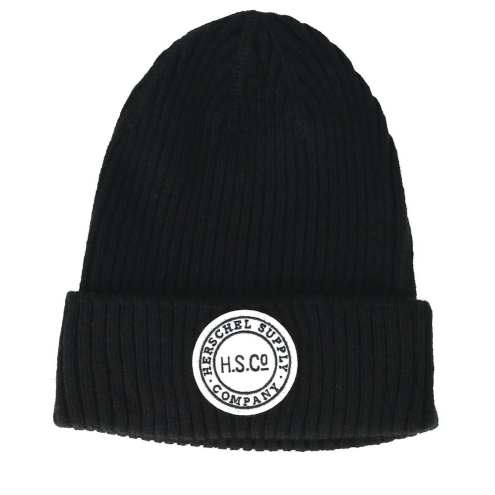 Herschel Black Knit Beanie